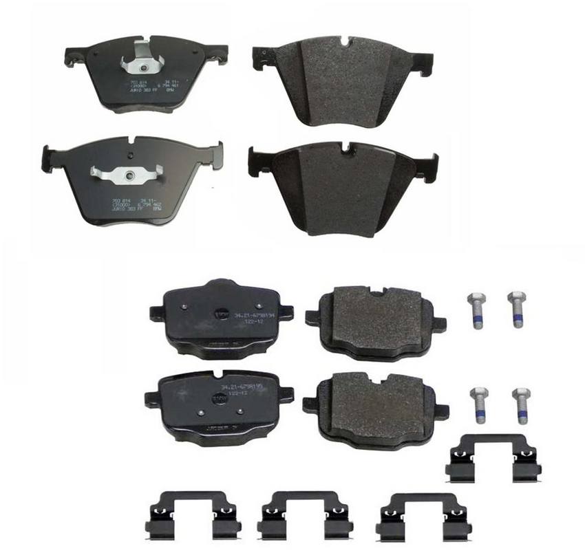 BMW Disc Brakes Kit - Pads Front and Rear